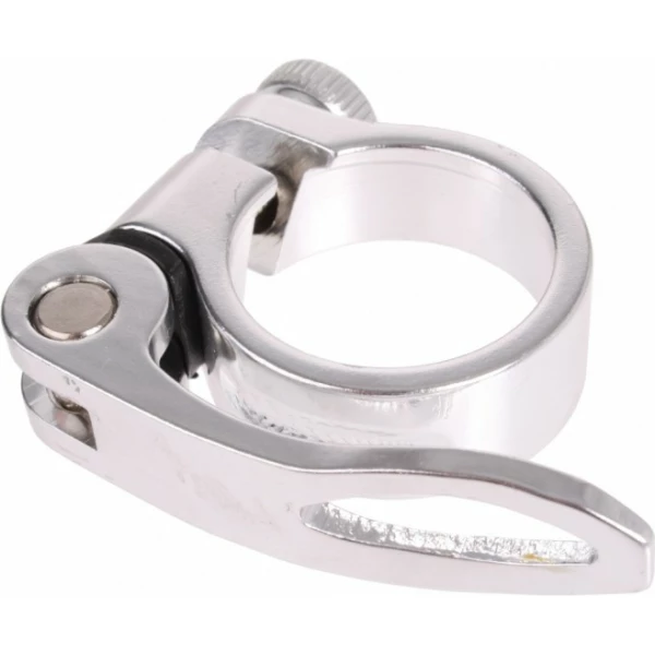 zadelklem Quick Release snelspan 34,9 mm alu zilver