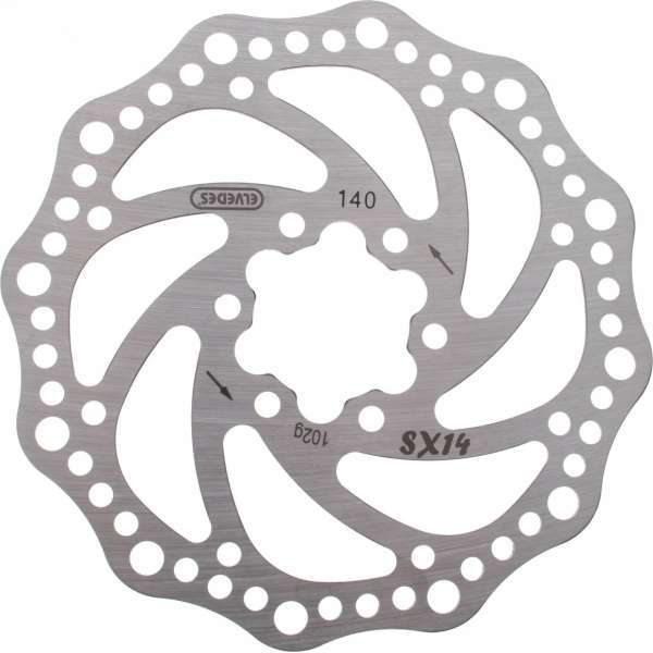 Remschijf 160 mm 6 gaats staal