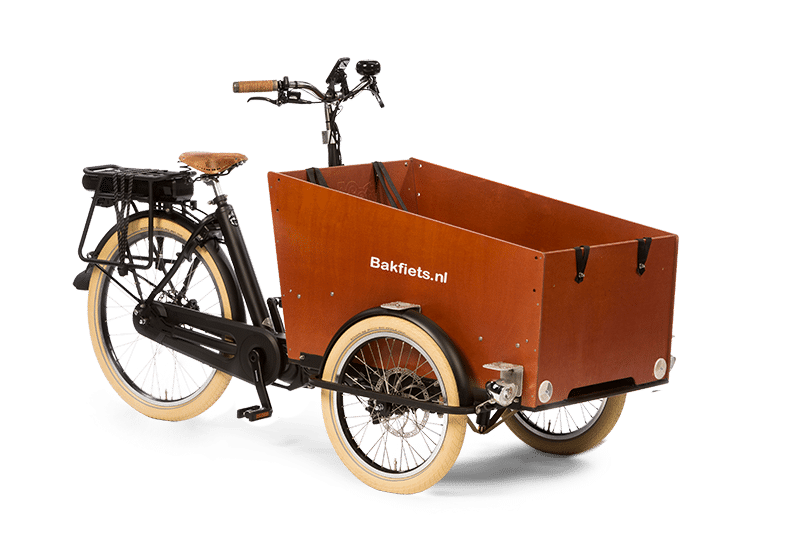 CargoTrike Cruiser Narrow Bafang Middrive 500W 54 Mat Zwart Adam's Bike